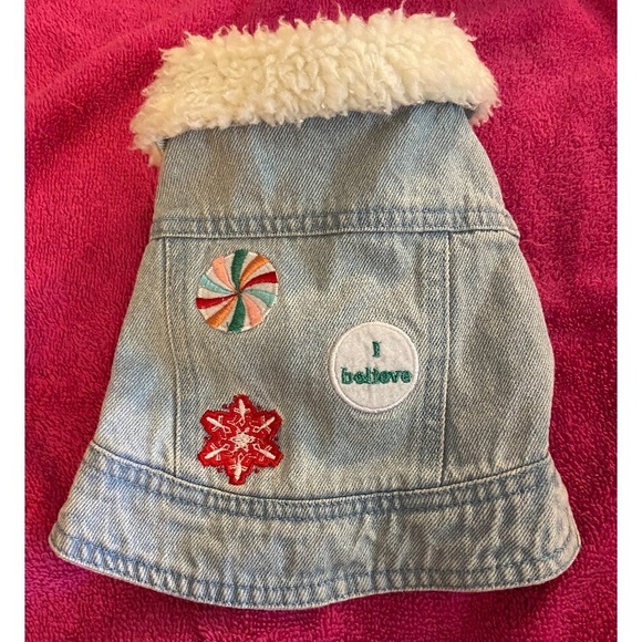 Other - “I believe” Christmas Jean Vest for pets